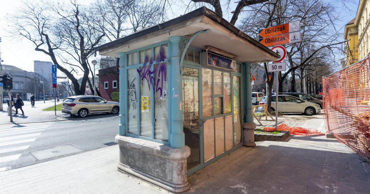 Klaićeva ulica, najstariji kiosk u Zagrebu